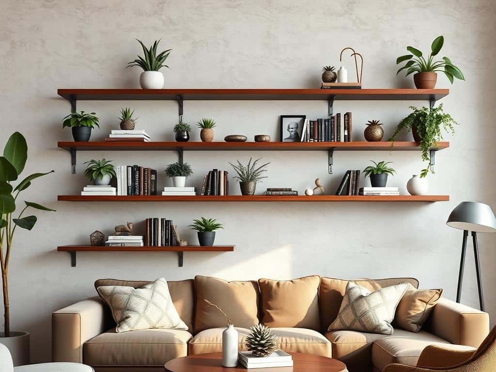 floating shelves