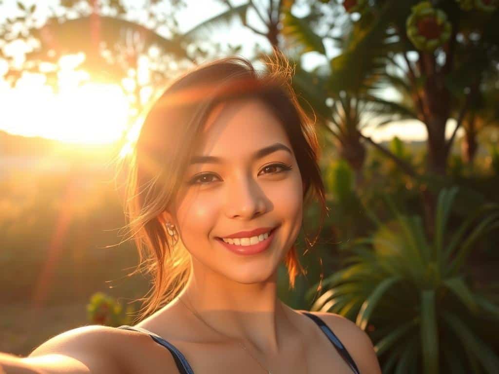 lighting in selfies