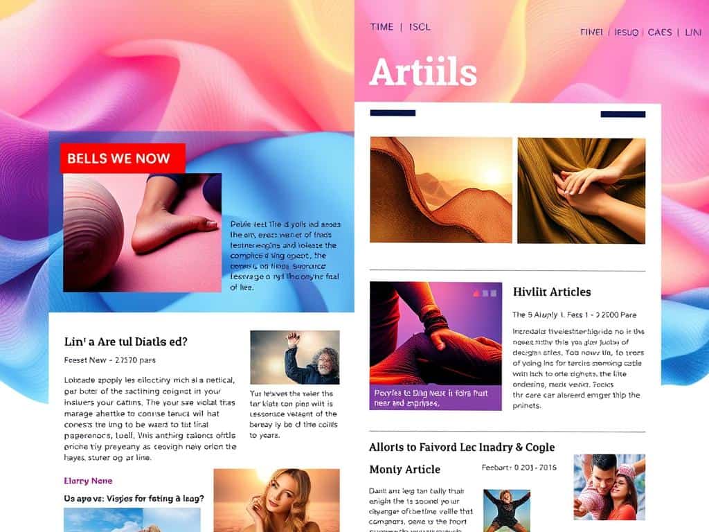 email newsletter design