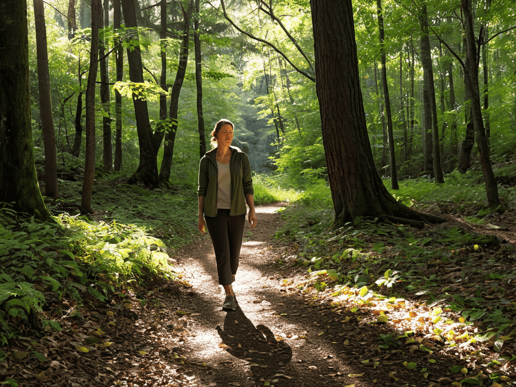 Mindful Walking Harmony outdoors