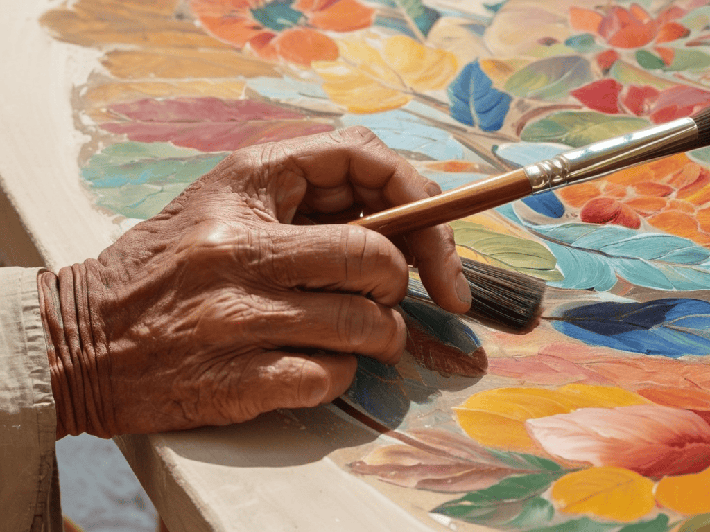 Preserving Artistic Heritage painting