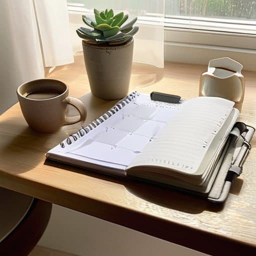 Your Weekly Reset calming workspace setup