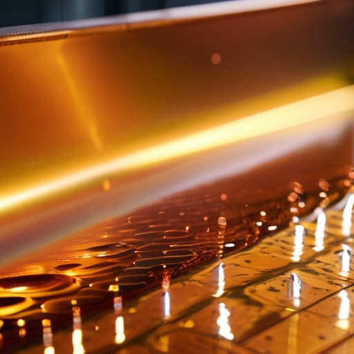 Galvanic Copper Electro-Plating coating the base.