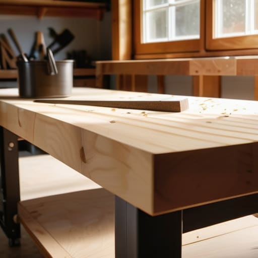 A No-nonsense Guide to Building a Garage Workbench That Actually Works 2 Choosing Best Wood Types for Workshop Tables and Inspiration