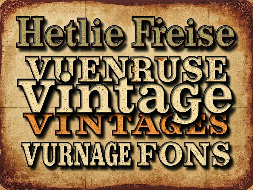 distressed fonts in vintage typography distressed fonts in vintage typography