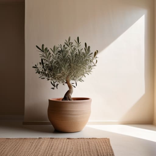 Minimalist living room decor on a budget.