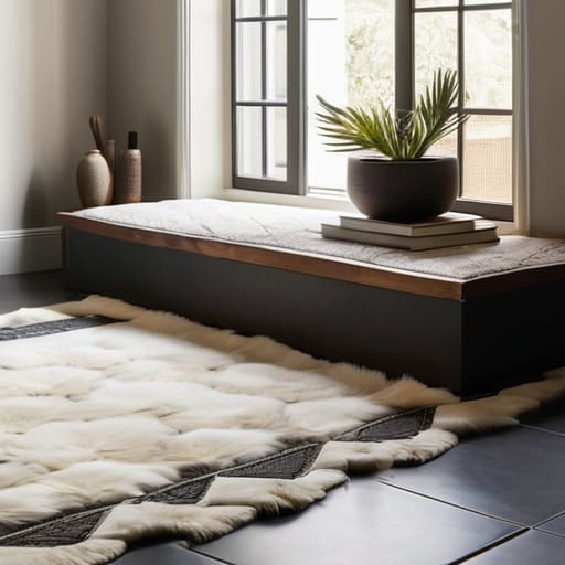Finding Artistic Ways to Warm Up Tile Floors